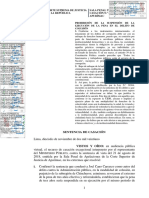 Sentencia de Casación #1550-2018