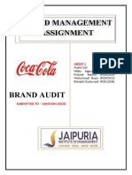 Brand Management Assignment: Submitted To - Santosh Sood