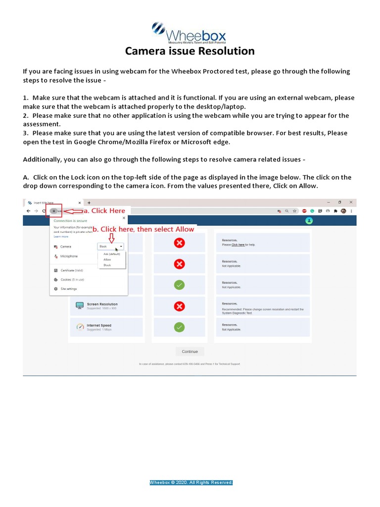 Webcam Troubleshooting Guide | PDF