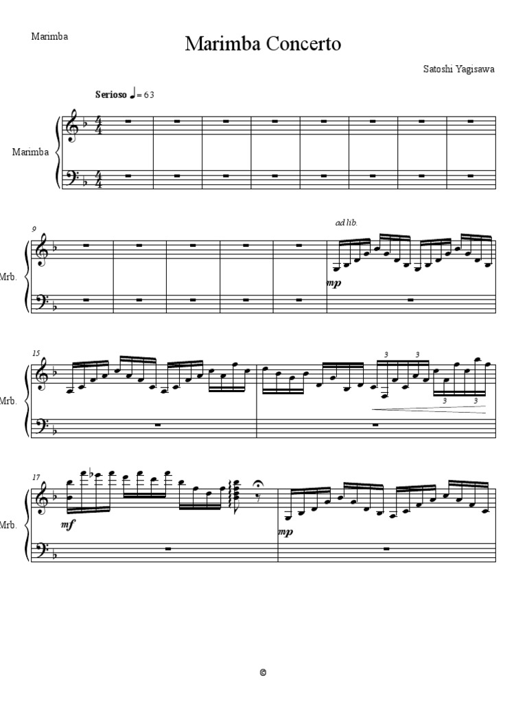 Marimba Concerto PDF