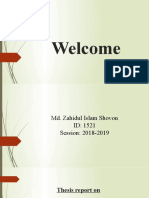 Presentation On Thesis Proposal ID 1521Md. Zahidul Islam Shovon