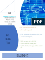 Database ICT: Worked By: Aldiona Daulle - 11F Accepted By: Iva Thimjo Turgut Ozal High School Tirana 2021-2022