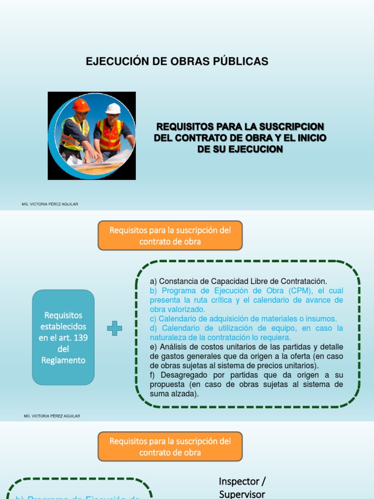 Ejecucion de Obras Publicas | PDF