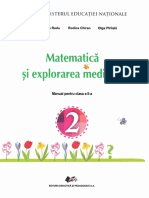 Matematica Si Explorarea Mediului - Clasa 2 - Manual - Mihaela Ada Radu, Rodica Chiran, Olga Piriiala