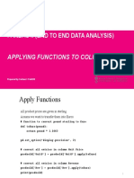 Pandas Ii (End To End Data Analysis) : Applying Functions To Columns