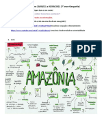 Atividades sobre Amazônia para 7o anos de Geografia