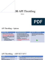 WHDB API Throttling