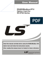 LS Rs485 Modbus-rtu Manual