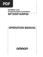 SP10/SP16/SP20: SYSMAC Mini Programmable Controllers