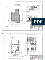 Projeto arquitetônico de residência com detalhes de acabamentos e cores