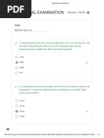 Semi-Final Examination Math