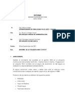 Informe técnico del volquete Hino CVH-019 tras accidente