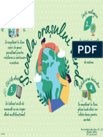 Зеленый Текстурный Акварель Общие Поздравления Плакат на День Матери