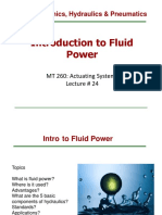 Introduction To Fluid Power: Fluid Mechanics, Hydraulics & Pneumatics