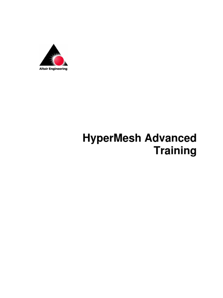 HM Advanced Training | PDF | Scripting Language | Finite Element Method