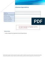 Formato Integración de Funciones Trigonométricas