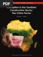 Corruption in The Zambian Construction Sector: The China Factor