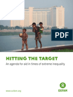 Hitting the target- an agenda for aid in times of extreme inequality