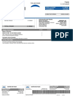 Telecom factura Fibertel Lite 1MB