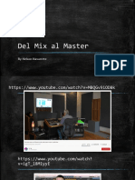 Sonido y Edicion de Audio - Unidad 3.2 Del Mix Al Master Nelson Navarrete
