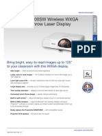 Powerlite L200Sw Wireless Wxga 3Lcd Short-Throw Laser Display