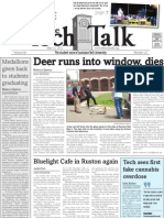 Deer Runs Into Window, Dies: Tech Talk