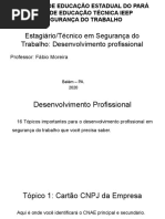 ROTINAS AULA 5 - INÍCIO DA ROTINA NA EMPRESA