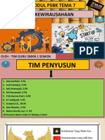 MODUL P5BK TEMA 7 KEWIRAUSAHAAN