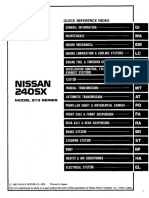 Nissan 240 SX Service Manual