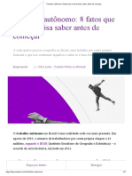 Trabalho Autônomo - 8 Fatos Que Você Precisa Saber Antes de Começar