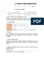 Control Matemáticas Tema 9