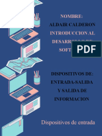 Dispositivos de Entrada y Salida - ALDAIR CALDERON