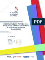 Iniciativa Público-Privada para Reducir Las Brechas Económicas de Género en Colombia Diagnóstico
