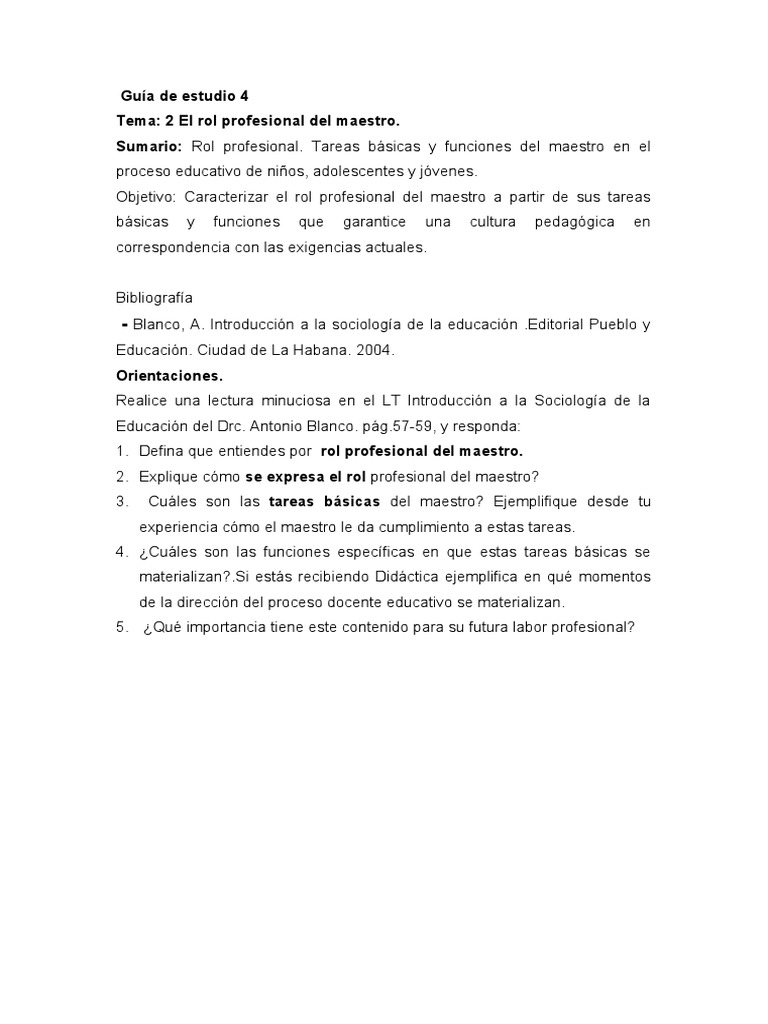 Guia 4 | PDF | Crecimiento personal y profesional | Relaciones ...