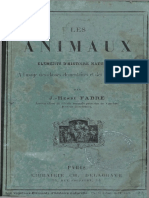 Les Animaux Jean-Henri FABRE 1881 - Pour École Primaire