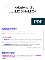 Introduzione Alla TERMODINAMICA