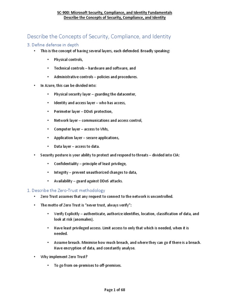 Microsoft 365 Security Fundamentals Guide | PDF | Cloud Computing ...