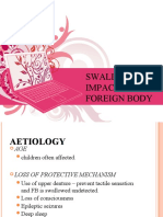 Swallowed Impacted Foreign Body-Gp1