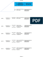 IPOSTEL Actividades Programadas Mayo y Junio 2021