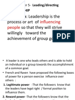 Leading Effectively: 5 Leadership Styles