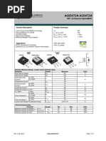 AOD472A/AOI472A: General Description Product Summary