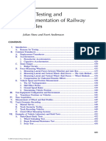 Field Testing and Instrumentation of Railway Vehicles: Julian Stow and Evert Andersson