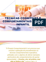 Tecnicas Cognitivas e Comportamentais Na TCC Infantil