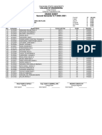 Grade Sheet Second Semester S.Y 2020-2021: Cagayan State University
