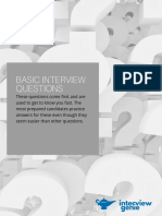 Basic Interview Questions