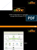 GPRS Configuration For Laptop/PC Through Sony Ericsson PC Suit