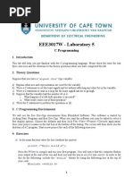 EEE3017W - Laboratory 5: C Programming