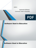 Application/Software Commonly Used in Education: Lesson 4