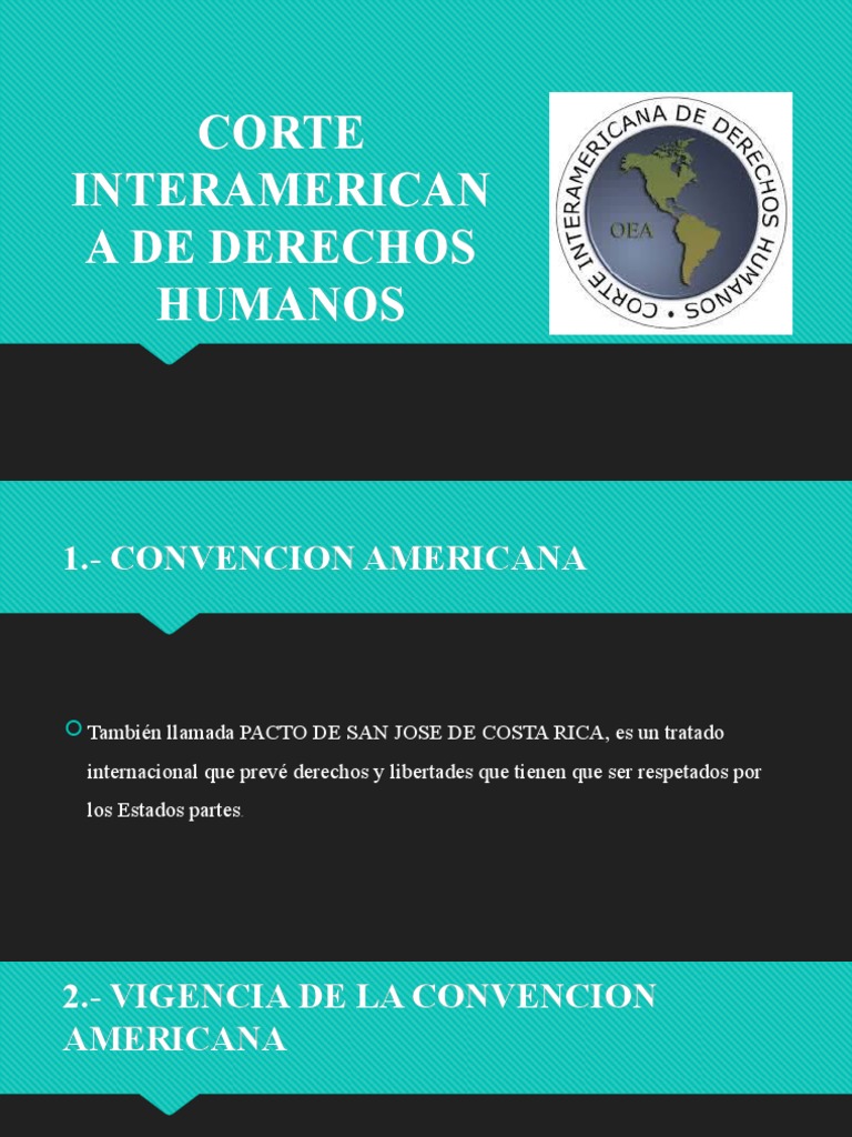 Corte Interamericana de Derechos Humanos | PDF | Derechos humanos ...