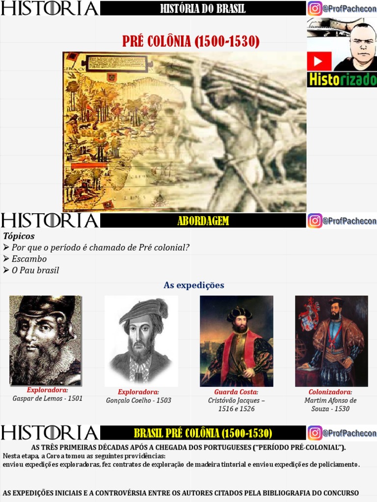 Expedições e Pau-Brasil no Pré-Colonial | PDF | Barter (operação ...